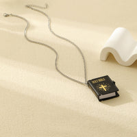 Silver Black Necklace